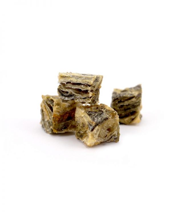 Dried Fish Skin Cubes 100g