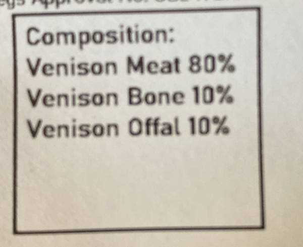 Premium Venison 80/10/10 'Complete' Mince 560g - Image 3