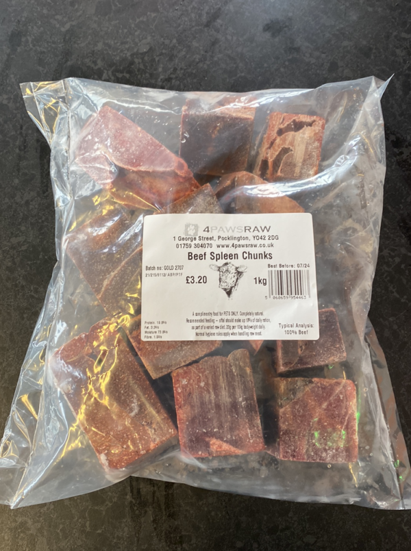 beef spleen bag